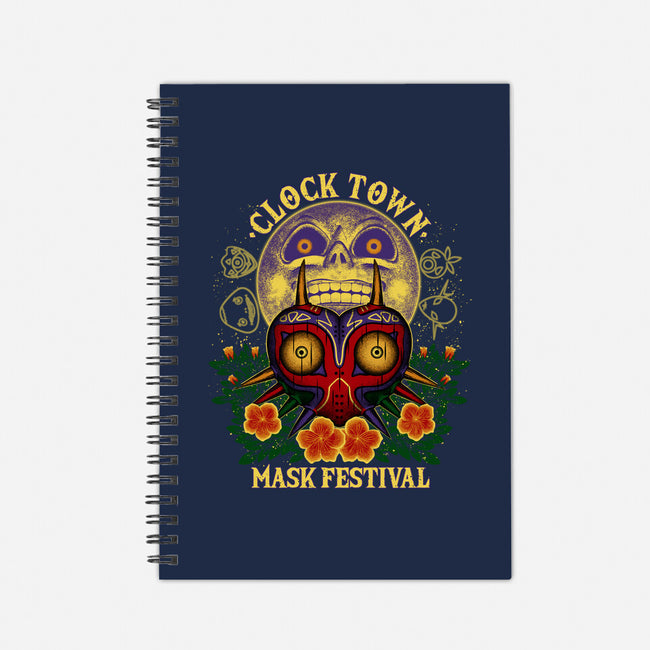 Clock Town Mask Festival-None-Dot Grid-Notebook-rmatix