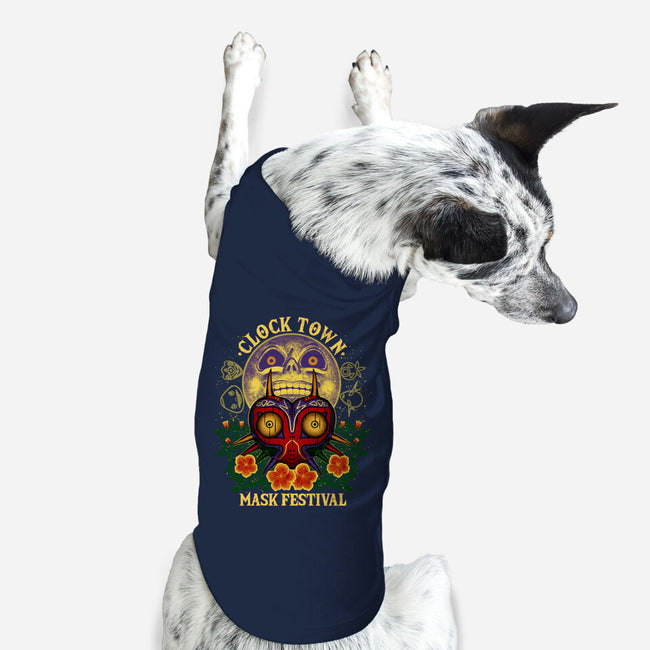 Clock Town Mask Festival-Dog-Basic-Pet Tank-rmatix