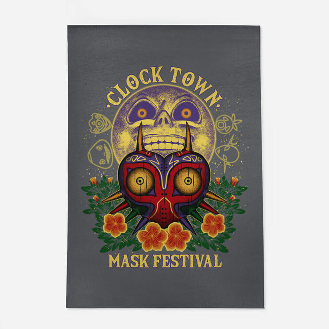 Clock Town Mask Festival-None-Indoor-Rug-rmatix