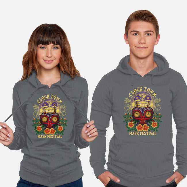 Clock Town Mask Festival-Unisex-Pullover-Sweatshirt-rmatix