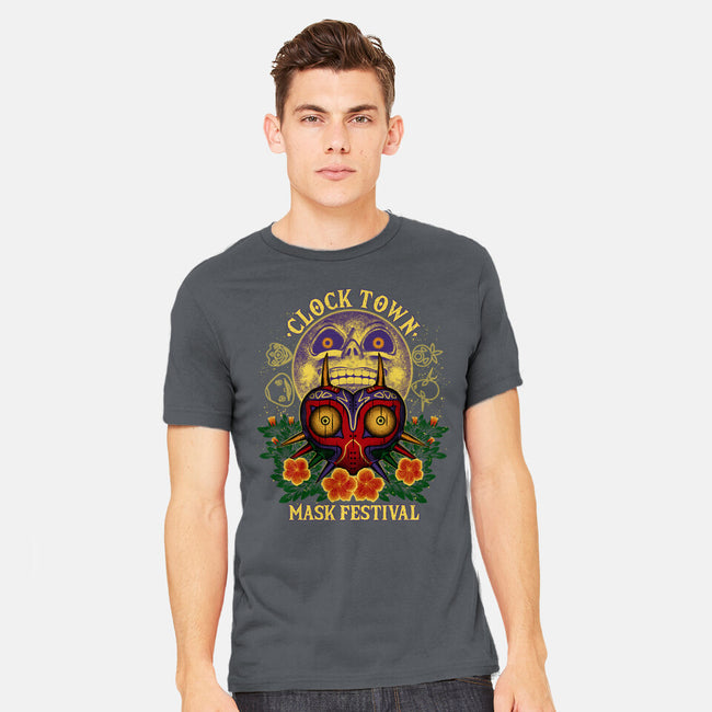 Clock Town Mask Festival-Mens-Heavyweight-Tee-rmatix