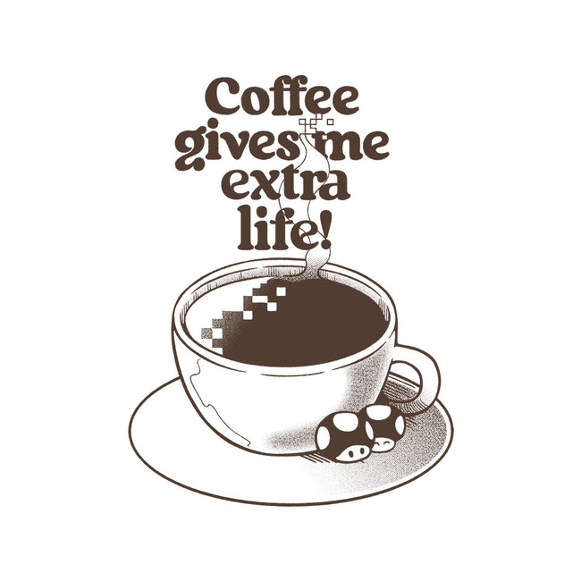 Extra Life Coffee-Womens-Fitted-Tee-tobefonseca