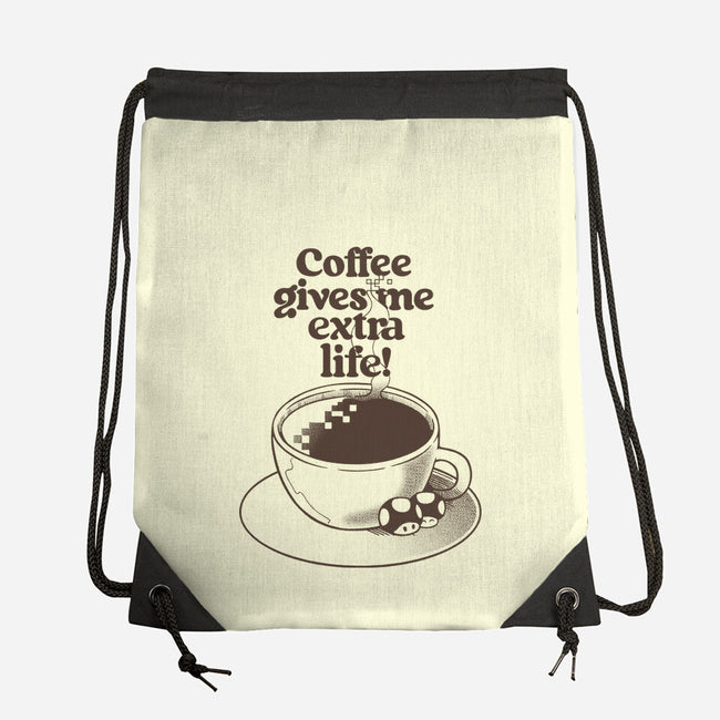 Extra Life Coffee-None-Drawstring-Bag-tobefonseca