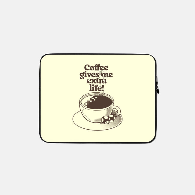 Extra Life Coffee-None-Zippered-Laptop Sleeve-tobefonseca