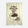 Extra Life Coffee-None-Polyester-Shower Curtain-tobefonseca