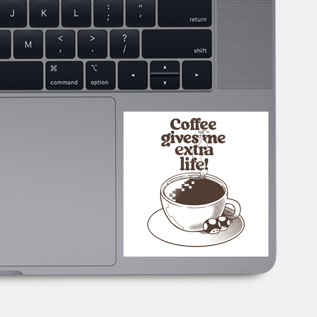 Extra Life Coffee-None-Glossy-Sticker-tobefonseca