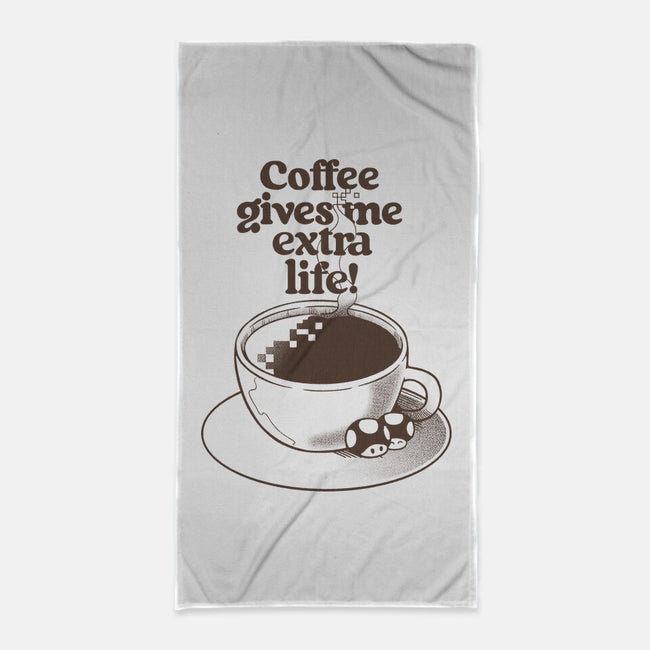 Extra Life Coffee-None-Beach-Towel-tobefonseca