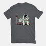 Bus Stop In Space-Womens-Fitted-Tee-tobefonseca