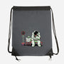 Bus Stop In Space-None-Drawstring-Bag-tobefonseca