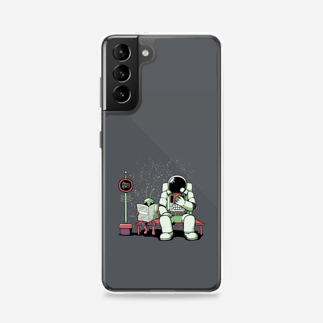 Bus Stop In Space-Samsung-Snap-Phone Case-tobefonseca