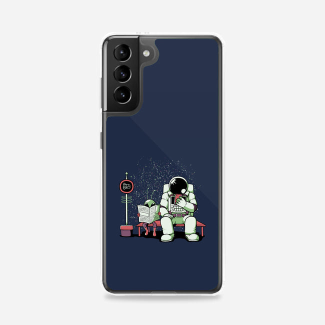 Bus Stop In Space-Samsung-Snap-Phone Case-tobefonseca