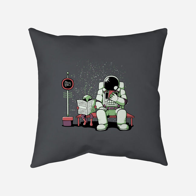 Bus Stop In Space-None-Removable Cover w Insert-Throw Pillow-tobefonseca