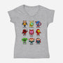 The Marvels-Womens-V-Neck-Tee-drbutler