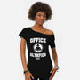 Office Olympics-Womens-Off Shoulder-Tee-drbutler