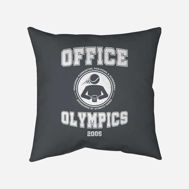 Office Olympics-None-Non-Removable Cover w Insert-Throw Pillow-drbutler