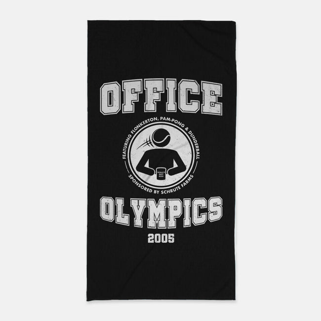 Office Olympics-None-Beach-Towel-drbutler