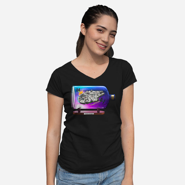 Hunk Of Junk-Womens-V-Neck-Tee-drbutler