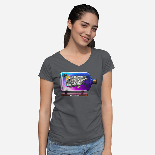 Hunk Of Junk-Womens-V-Neck-Tee-drbutler