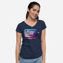 Hunk Of Junk-Womens-V-Neck-Tee-drbutler