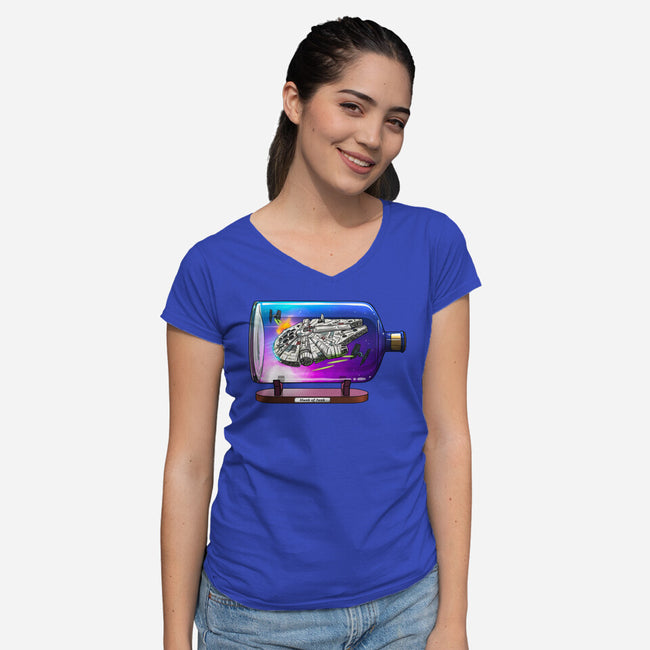 Hunk Of Junk-Womens-V-Neck-Tee-drbutler