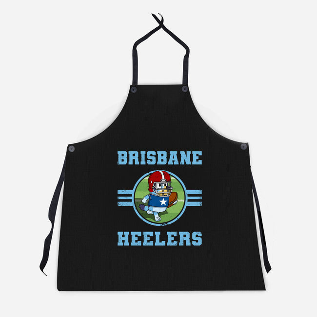 Brisbane Heelers-Unisex-Kitchen-Apron-drbutler