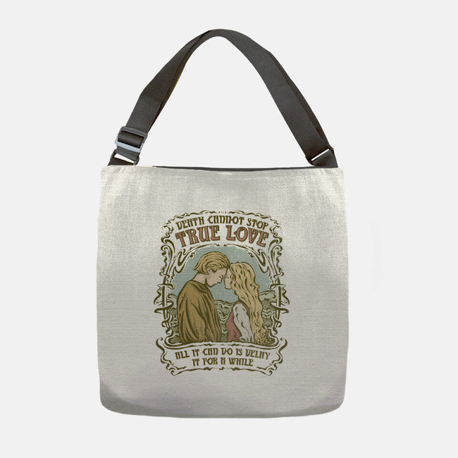 Death Cannot Stop True Love-None-Adjustable Tote-Bag-kg07