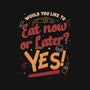 Eat Now And Later-Unisex-Pullover-Sweatshirt-Studio Mootant