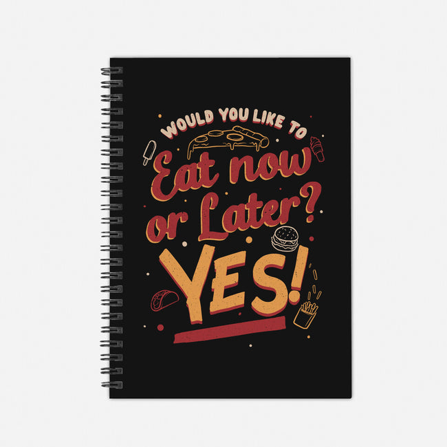 Eat Now And Later-None-Dot Grid-Notebook-Studio Mootant