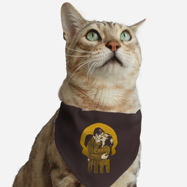 Goth Love Couple-Cat-Adjustable-Pet Collar-Studio Mootant