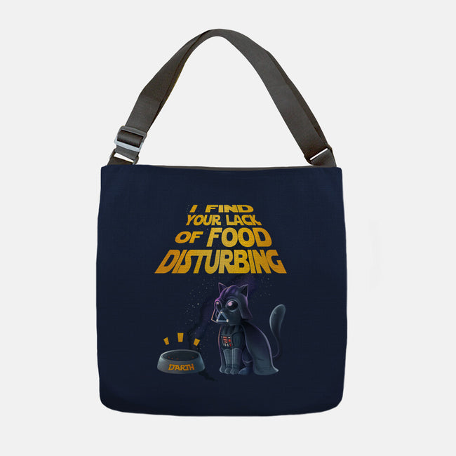 I Find Your Lack Of Food Disturbing-None-Adjustable Tote-Bag-amorias