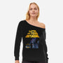 I Find Your Lack Of Food Disturbing-Womens-Off Shoulder-Sweatshirt-amorias