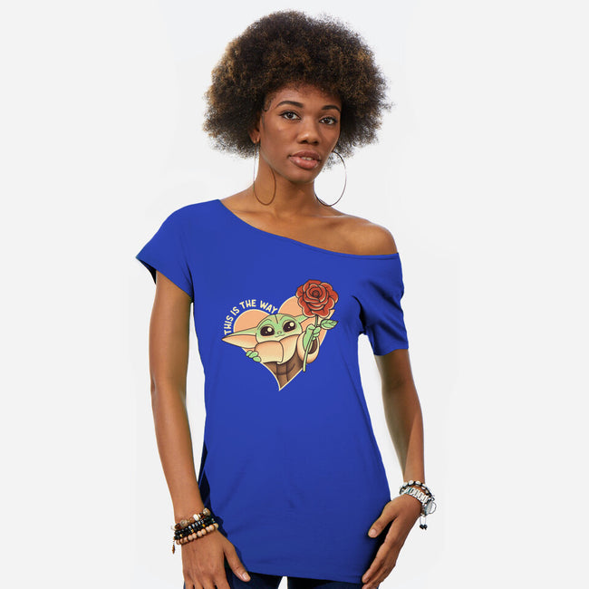 Love Is The Way-Womens-Off Shoulder-Tee-retrodivision