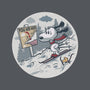 Skiing Beagle-None-Glossy-Sticker-erion_designs