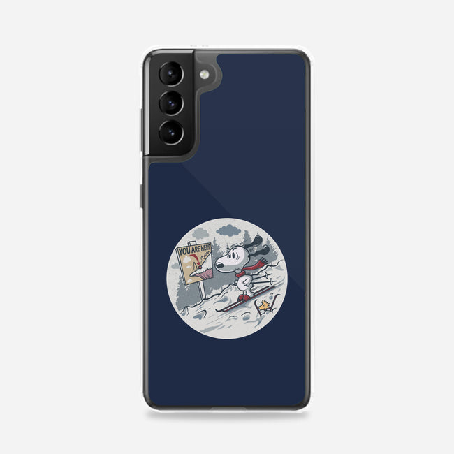 Skiing Beagle-Samsung-Snap-Phone Case-erion_designs