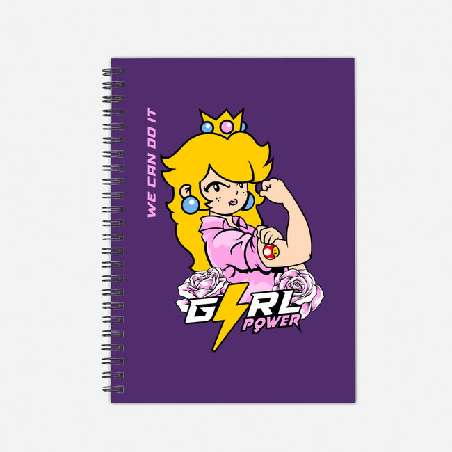 Girl Power Princess-None-Dot Grid-Notebook-Planet of Tees