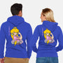 Girl Power Princess-Unisex-Zip-Up-Sweatshirt-Planet of Tees