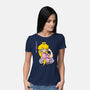 Girl Power Princess-Womens-Basic-Tee-Planet of Tees