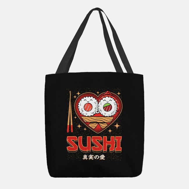 I Love Sushi-None-Basic Tote-Bag-Tronyx79