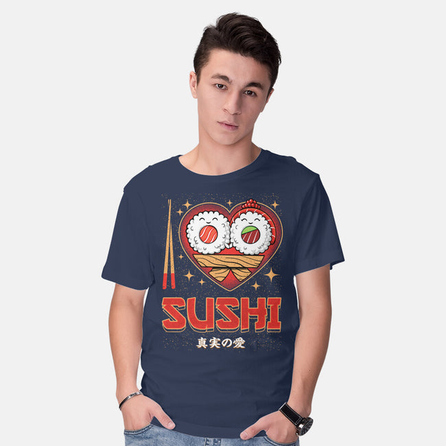 I Love Sushi-Mens-Basic-Tee-Tronyx79