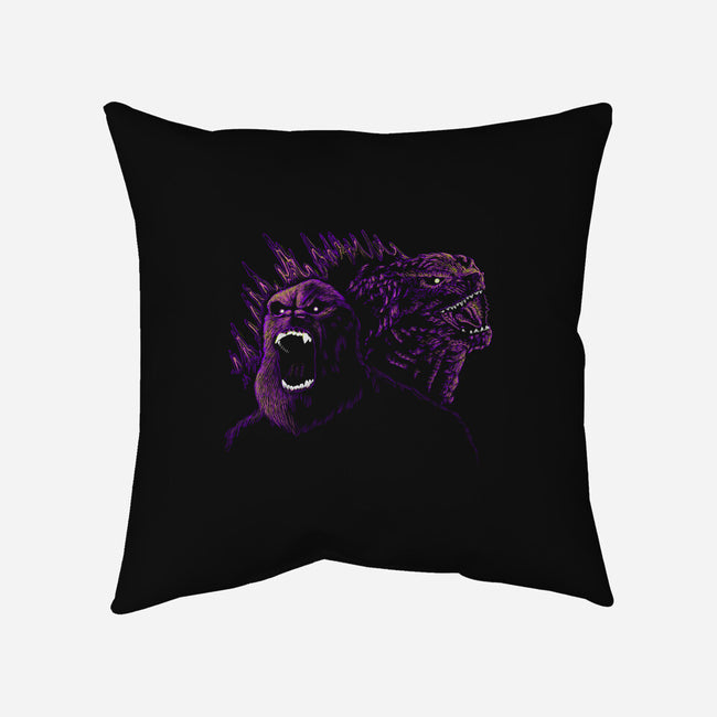 Kaiju Roars-None-Removable Cover w Insert-Throw Pillow-naomori