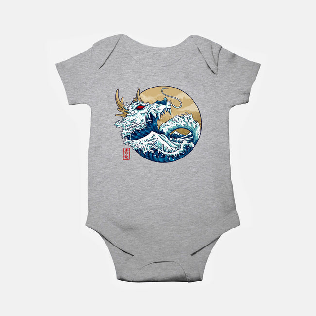 Dragon Wave Off Kanagawa-Baby-Basic-Onesie-spoilerinc