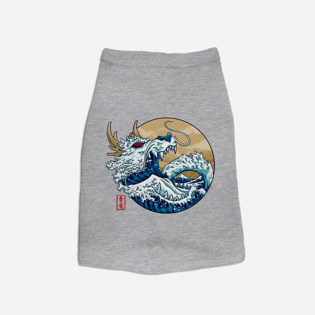 Dragon Wave Off Kanagawa-Dog-Basic-Pet Tank-spoilerinc