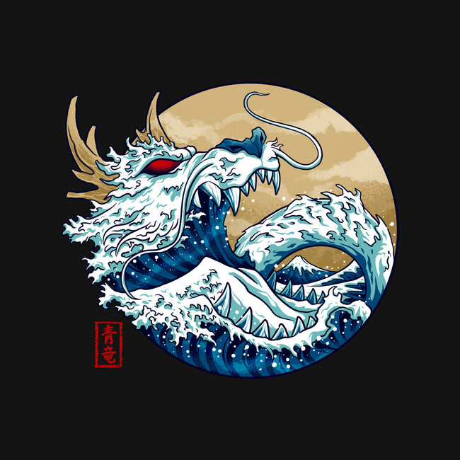 Dragon Wave Off Kanagawa-None-Non-Removable Cover w Insert-Throw Pillow-spoilerinc