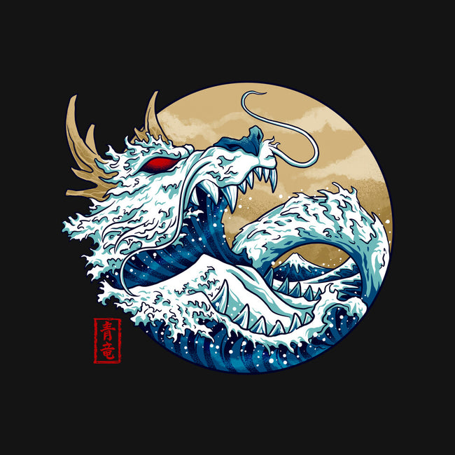 Dragon Wave Off Kanagawa-None-Removable Cover w Insert-Throw Pillow-spoilerinc