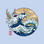 Dragon Wave Off Kanagawa-Womens-Basic-Tee-spoilerinc