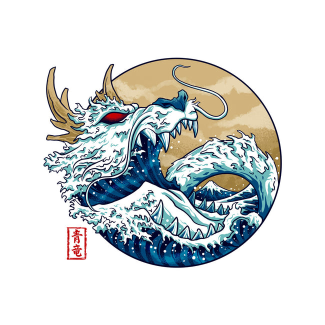 Dragon Wave Off Kanagawa-Womens-Off Shoulder-Sweatshirt-spoilerinc