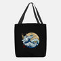 Dragon Wave Off Kanagawa-None-Basic Tote-Bag-spoilerinc