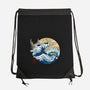 Dragon Wave Off Kanagawa-None-Drawstring-Bag-spoilerinc