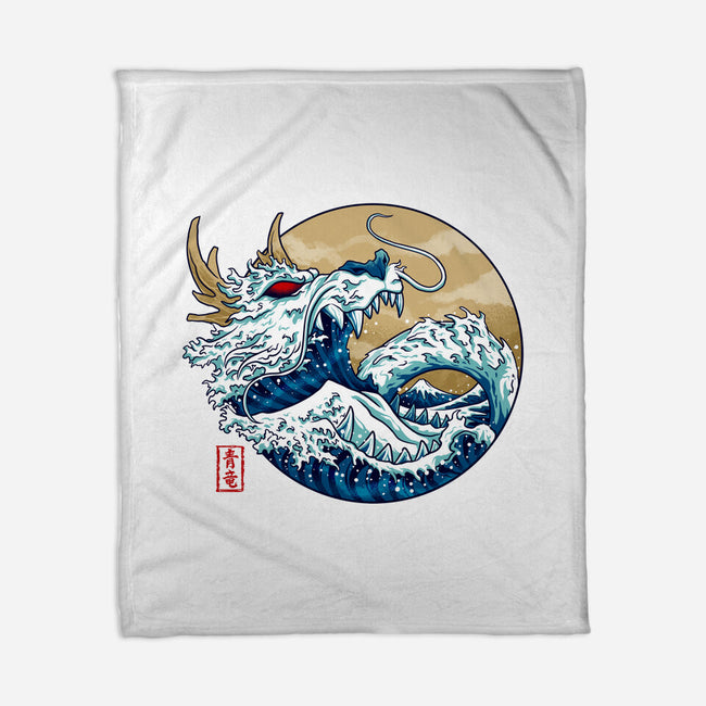 Dragon Wave Off Kanagawa-None-Fleece-Blanket-spoilerinc