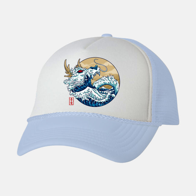 Dragon Wave Off Kanagawa-Unisex-Trucker-Hat-spoilerinc